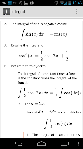 Differentiate or Integrate