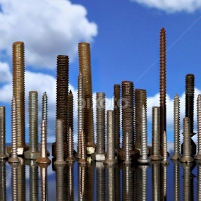 Screw City... by Ramakant Sharda - Artistic Objects Still Life