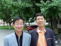 Mr Ding and Stephen from Gansu Foreign Affairs Office