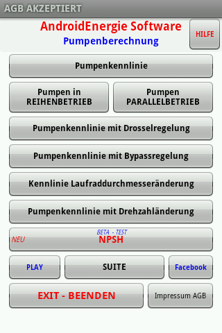 Pumpenberechnung und NPSH