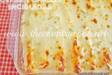 Creamy White Chicken Enchiladas (+Video)