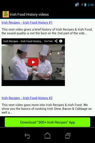 Irish Food History