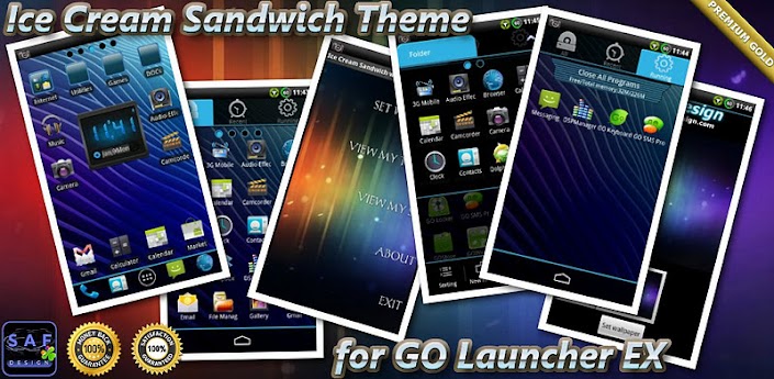 ICS GO Launcher EX Theme v1.07
