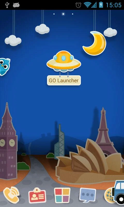 Papertown super Tema GO - screenshot