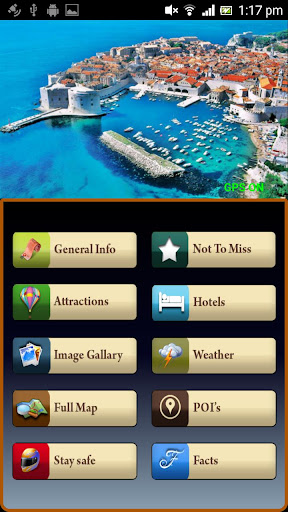 Dubrovnik Offline Map Guide