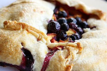 Peach and Blueberry Galette