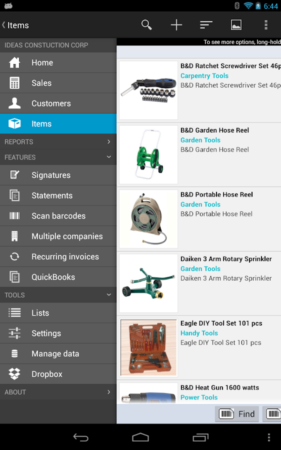 MobileBiz Pro - Invoice App - screenshot