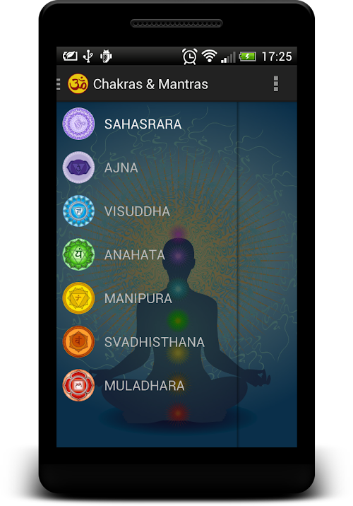 Android application MEDITATION CHAKRA screenshort