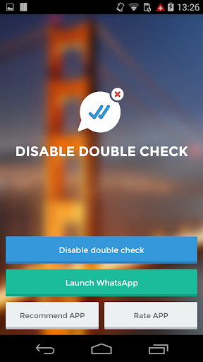 Disable Blue Double Check