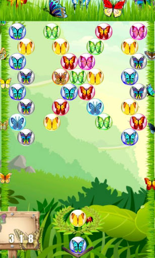 【免費休閒App】Butterfly Bubble Shooter-APP點子