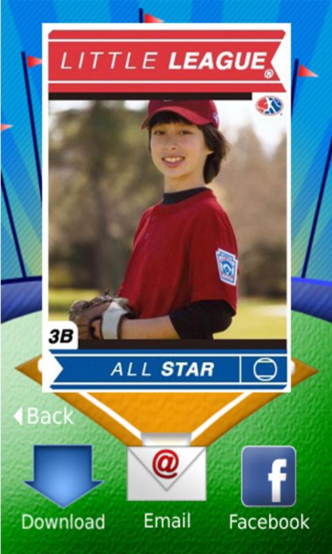 Little League® Card Maker Screen 2