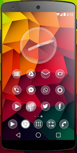 【免費個人化App】one Theme HD icons Pack Glass-APP點子