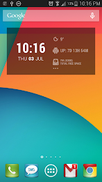 DashClock Uptime Extension by David Mouser poster 2