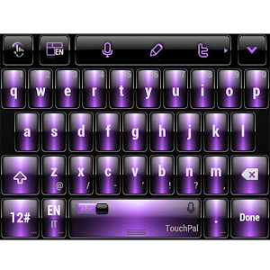 Dusk Purple TouchPal Theme 個人化 App LOGO-APP開箱王