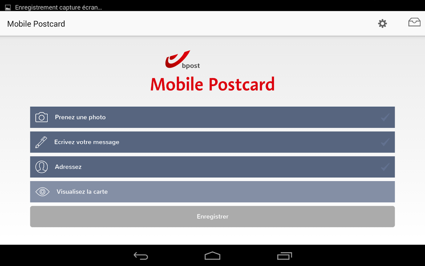 bpost Mobile Postcard Applications Android sur Google Play