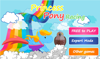 Princess Pony Sky Racing APK צילום מסך #4