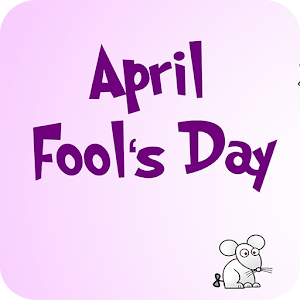April Fool's Day. Happy April. April Fools Day Card.
