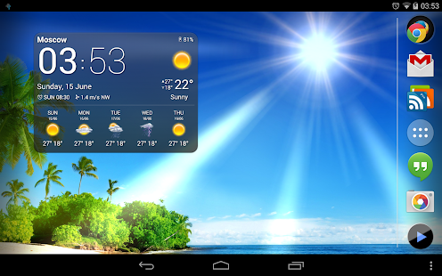 Weather Now widgets live wp