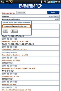 Panalpina Screenshots 3