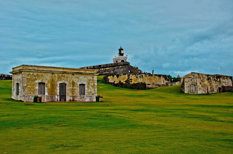 Fort San Felipe del Morro in Old San Juan, Puerto Rico, a UNESCO World Heritage Site. 