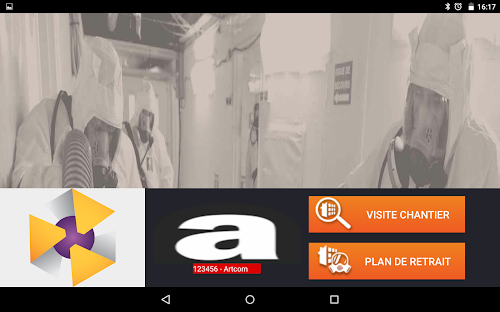 Android application GESFY screenshort