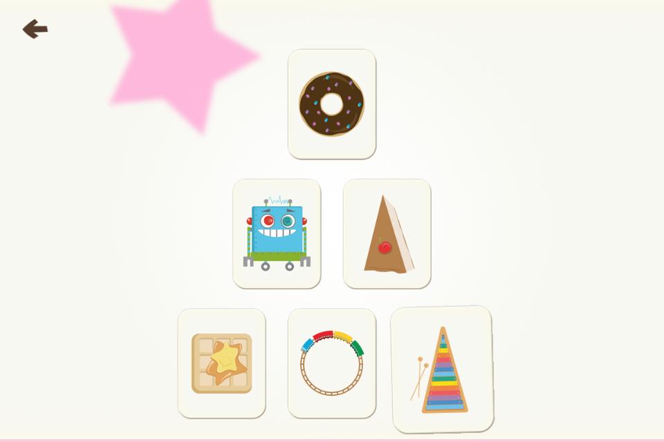 Android application Shapes Match for Kids screenshort