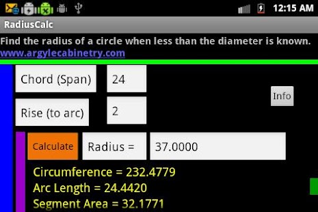 How to install RadiusCalc 1.01 mod apk for pc