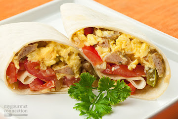 Country Style Breakfast Burritos