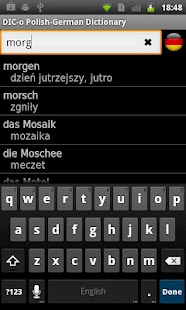 Polish - German offline dict.