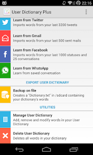 Download User Dictionary Plus APK
