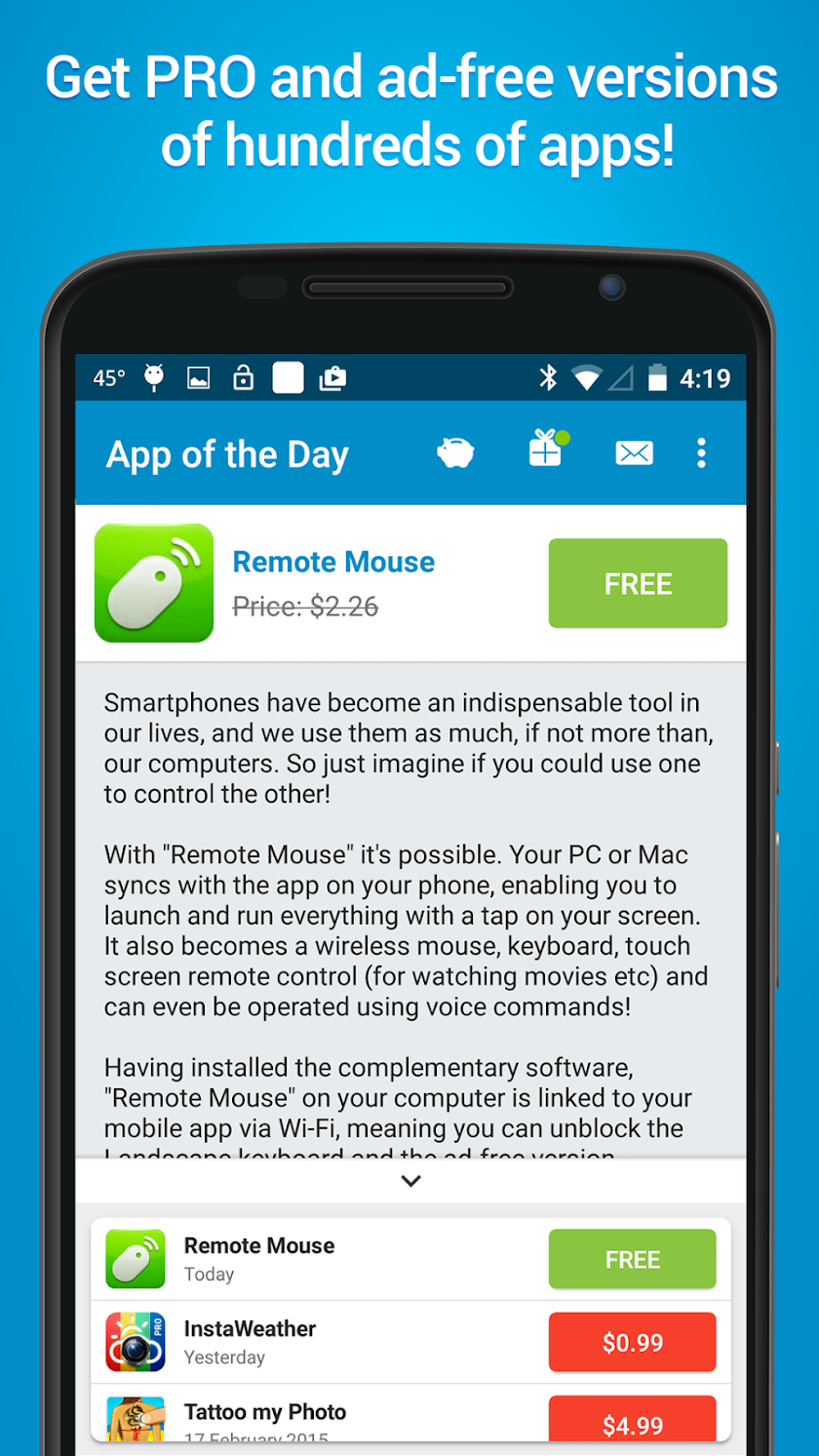 App of the Day - 100% Free Screen 2
