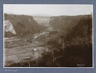 Gezicht op Karbouwengat op Sumatra