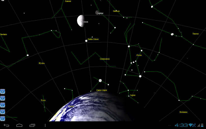 Star finder Screen 1