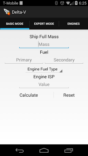 KSP Delta-V Calculator