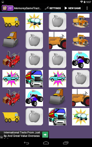 【免費解謎App】Memory Game- Tractors & Trucks-APP點子