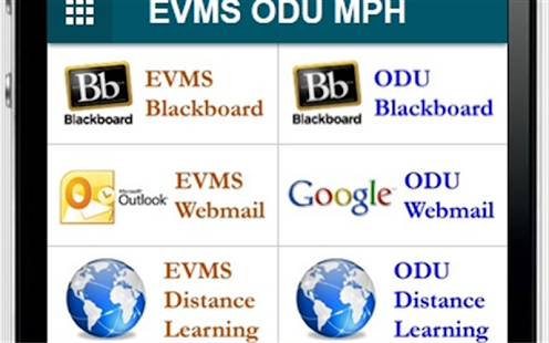 EVMS ODU MPH Program Screenshots 3