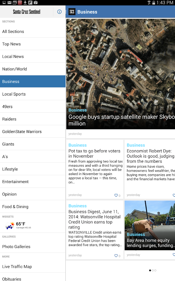 Santa Cruz Sentinel - Android Apps on Google Play