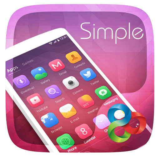 Simple GO Laucher Theme 個人化 App LOGO-APP開箱王
