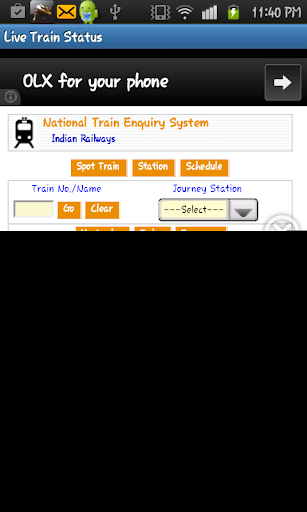 Live Train Status IRCTC