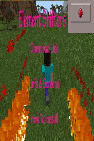 Element Shifters MCPE Mod