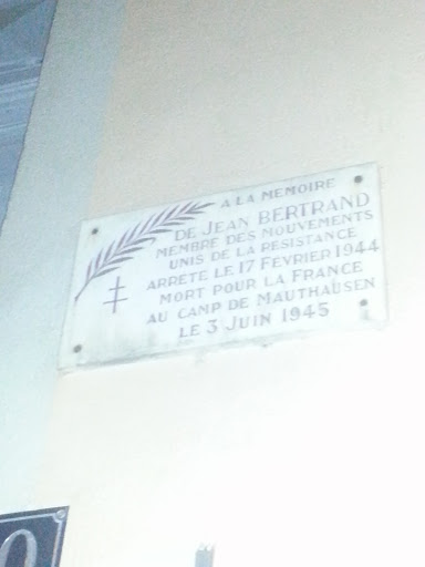 hommage a Jean Bertrand