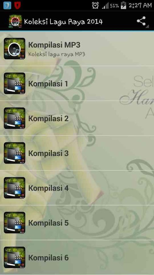 Gema Aidilfitri Mp3 - Android Apps on Google Play