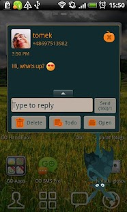 GO SMS Happy Halloween Theme Screenshots 2
