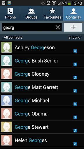 Contacts via Sms