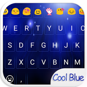 Cool Blue Love Emoji Keyboard for PC and MAC
