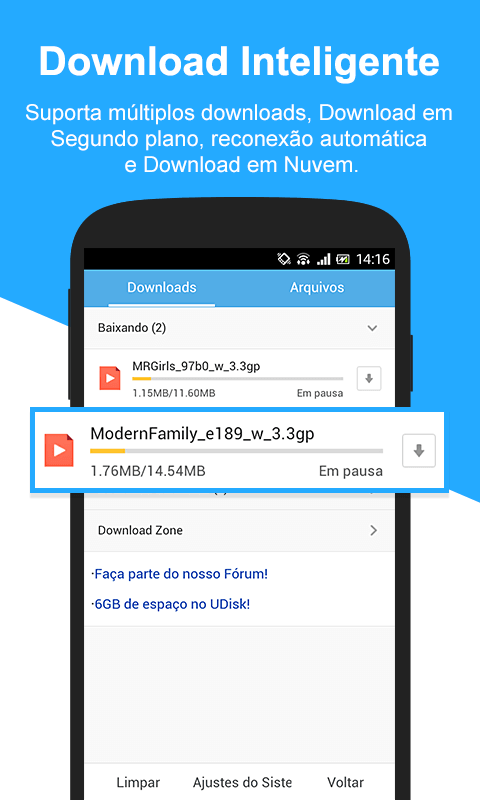Navegador UC Browser - screenshot
