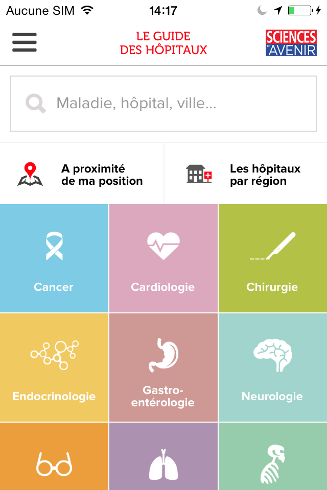 Le Guide des Hôpitaux - Sci&amp;Av Screen 2