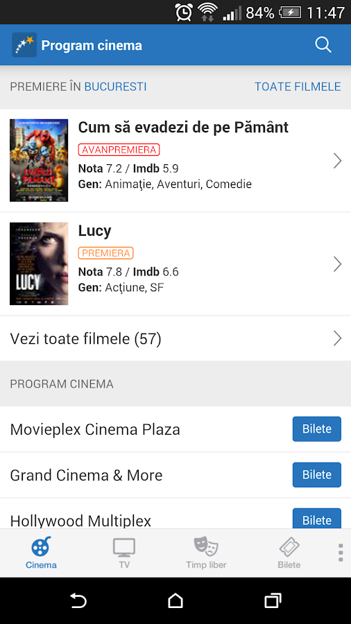 Cinemagia, program TV, cinema Android Apps on Google Play