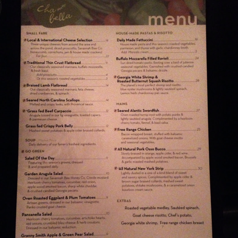 Cha Bella Gluten Free Savannah