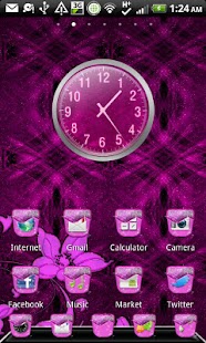 THEME - Glitter Purple Screenshots 0
